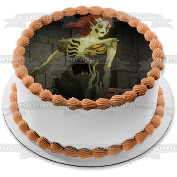 Chainsaw Man Edible Cake Topper Image ABPID57388