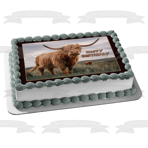 Highland Cow Cake | Cow cakes, Cow birthday cake, Cow birthday