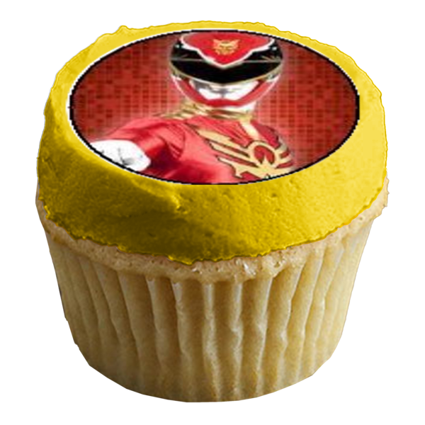 Power Rangers Mega Force Jason Zack Billy Trini and Kimberly Edible Cupcake Topper Images ABPID06739