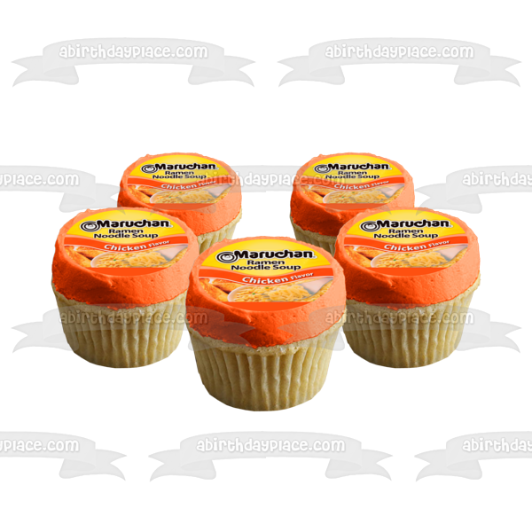 Maruchan Ramen Noodles Label Customizeable Edible Cake Topper Image ABPID57476