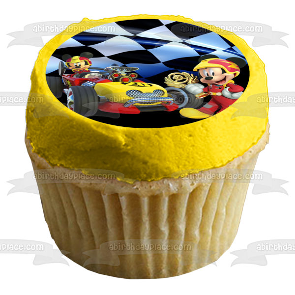 Mickey Roadster Racers Edible Cake Topper Image ABPID57477