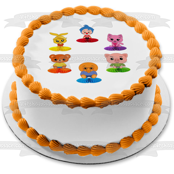 Plim Plim Hoggie Nesho Mei Li and Acurella Edible Cake Topper Image ABPID57482