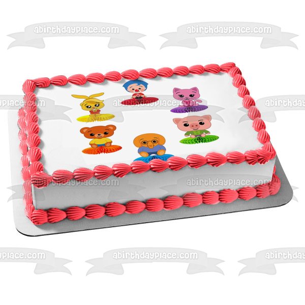 Plim Plim Hoggie Nesho Mei Li and Acurella Edible Cake Topper Image ABPID57482