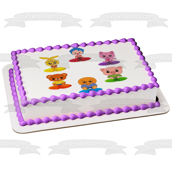 Plim Plim Hoggie Nesho Mei Li and Acurella Edible Cake Topper Image ABPID57482