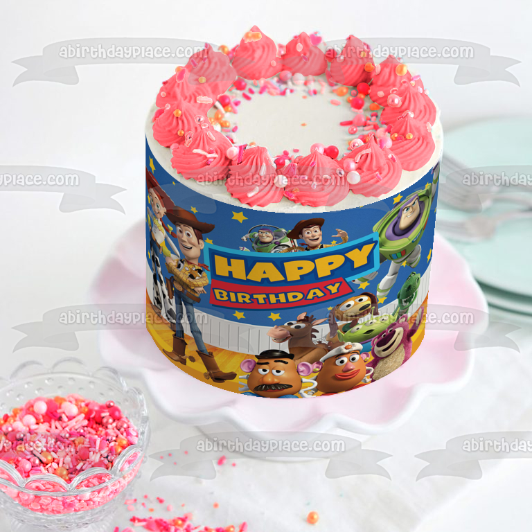 Toy Story 4 Edible Cake Image Cake Topper