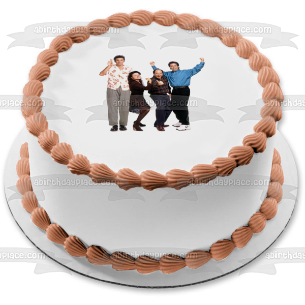 Seinfeld Kramer Elaine George y Jerry Imagen comestible para decoración de tarta ABPID57488 