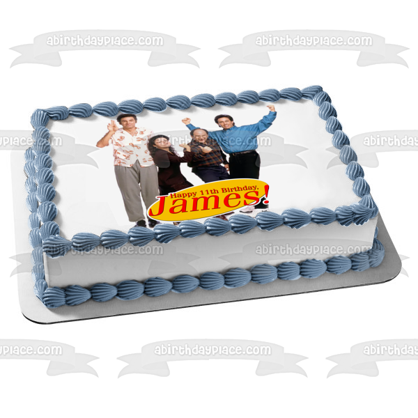 Seinfeld Kramer Elaine George y Jerry Imagen comestible para decoración de tarta ABPID57488 