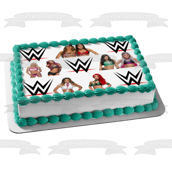 WWE World Wrestling Entertainment Luchadoras femeninas Alexa Bliss Tiras de imágenes comestibles para decoración de tartas ABPID06823 