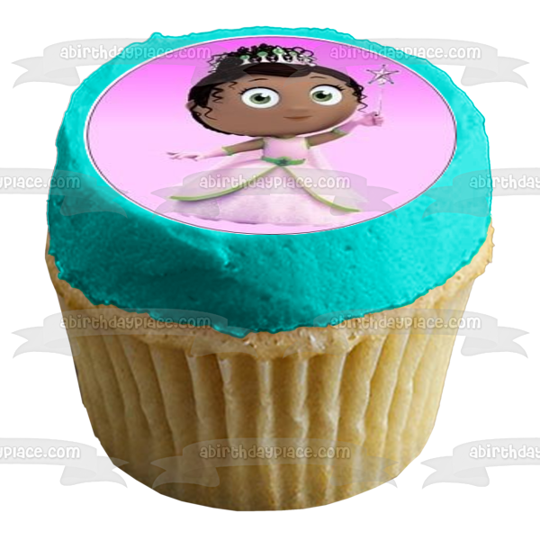 Super Why Feliz cumpleaños pastel piñata Whyatt cerdo y princesa guisante comestible Cupcake Topper imágenes ABPID07671 