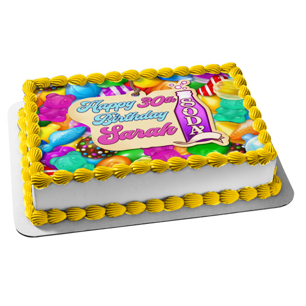 Candy Crush Theme Cake - CakeCentral.com