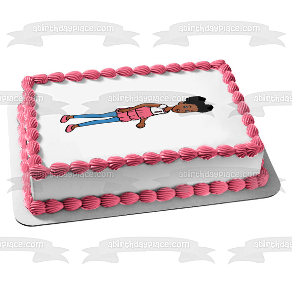 Gracie's Corner Gracie Casual Customizeable Age Birthday Edible Cake Topper Image ABPID57730