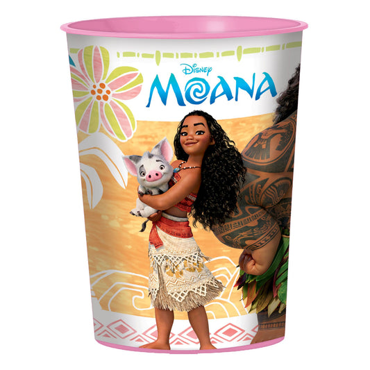 Vaso de plástico para regalos de Moana de Disney, 1 unidad