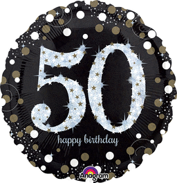 Sparkling Birthday 18" Balloon - 50