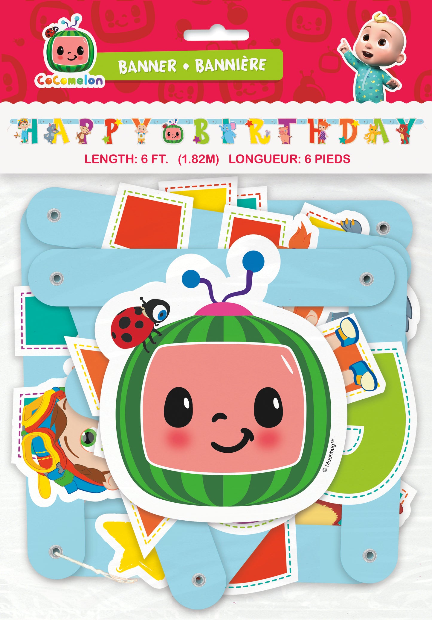 CoComelon Happy Birthday Banner