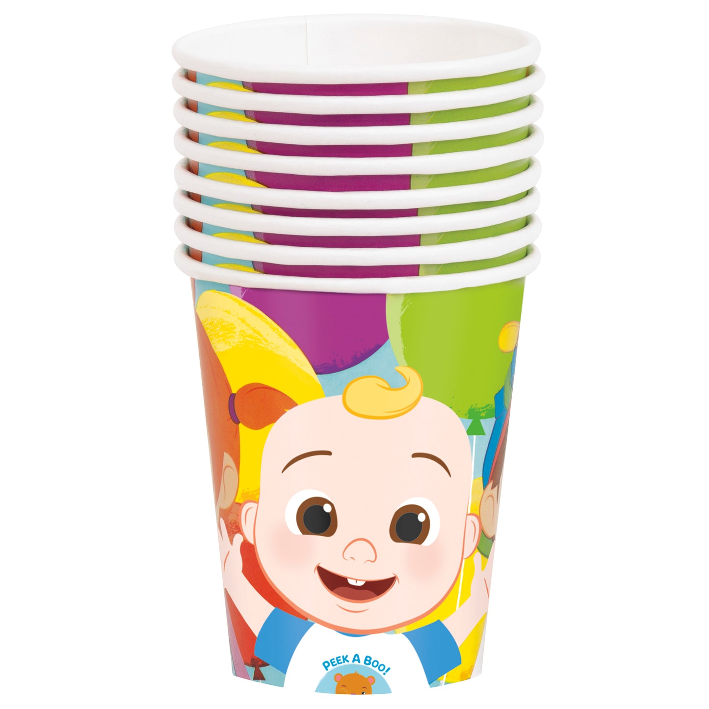 CoComelon 9oz Paper Cups, 8ct