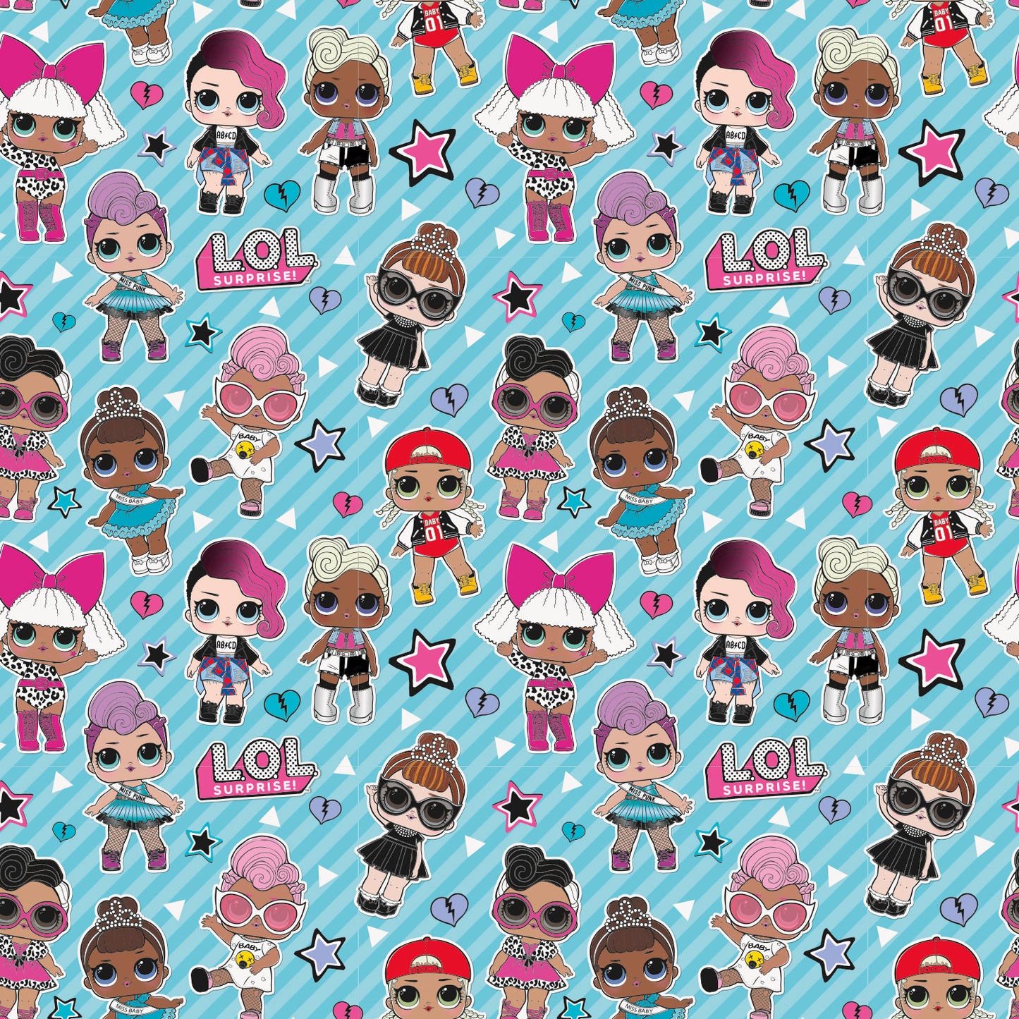 LOL Surprise Gift Wrap, 30in x 5ft, 1ct