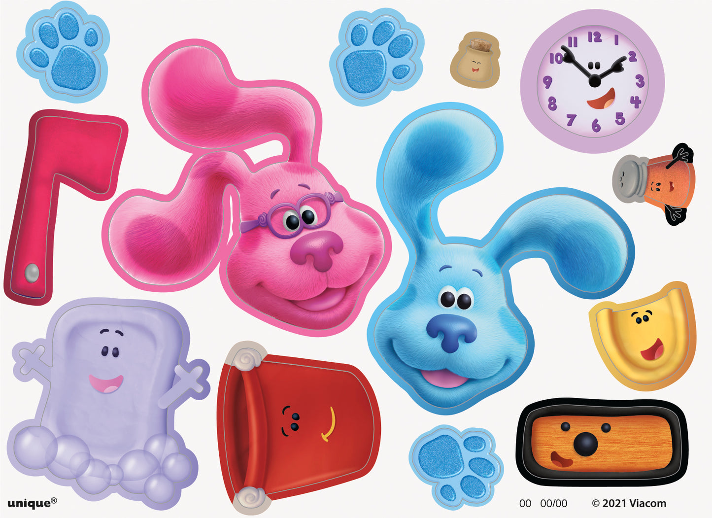 Tarjeta de actividades Blue's Clues con pegatinas, 4 unidades