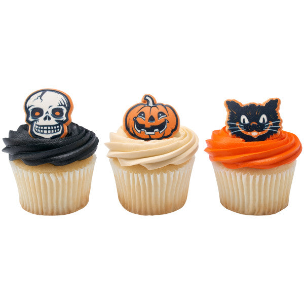 Vintage Fright Cupcake Rings