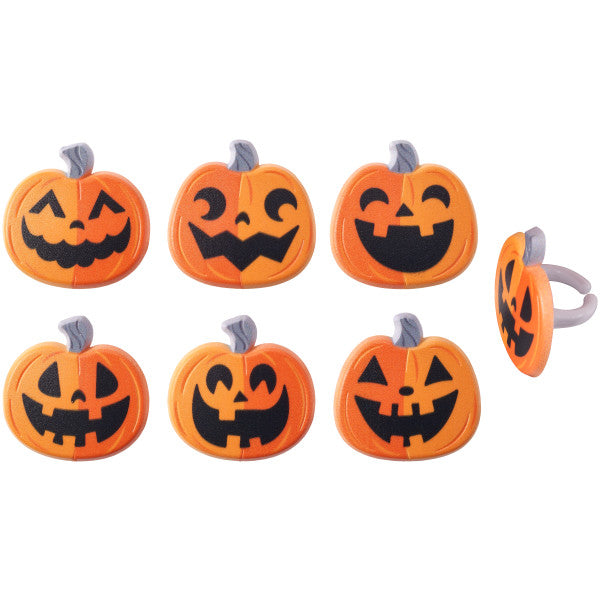 Jack-O'-Lanterns Cupcake Rings