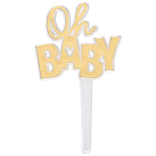 Oh Baby Foil DecoPics Cake Decoration