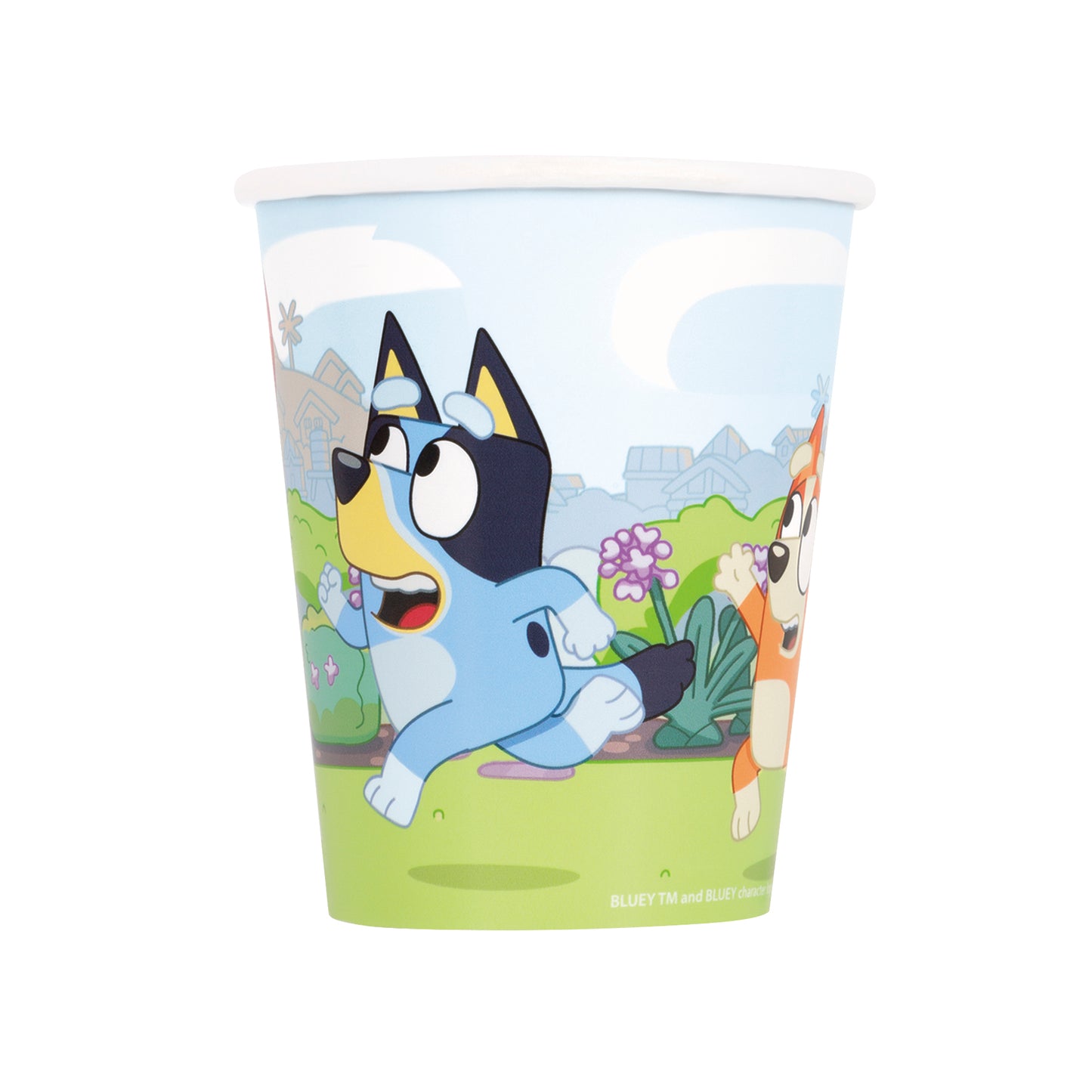 Vasos de papel Bluey de 9 oz, 8 unidades