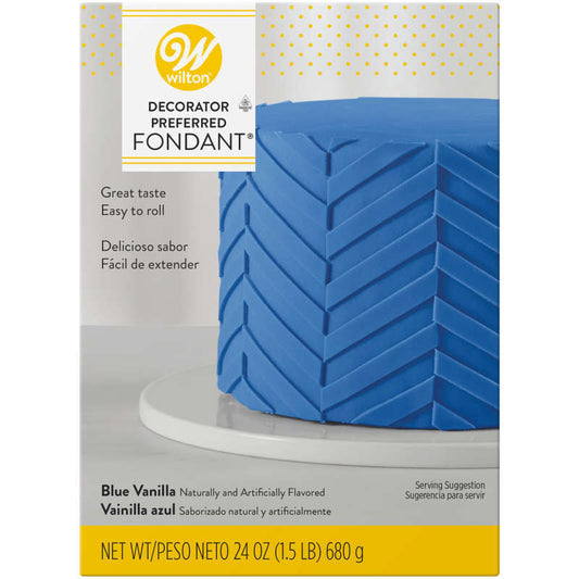 Decorador preferido fondant azul, 24 oz 