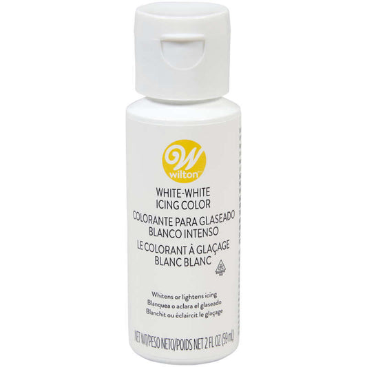 Colorante alimentario en gel blanco-blanco, 2 oz. 