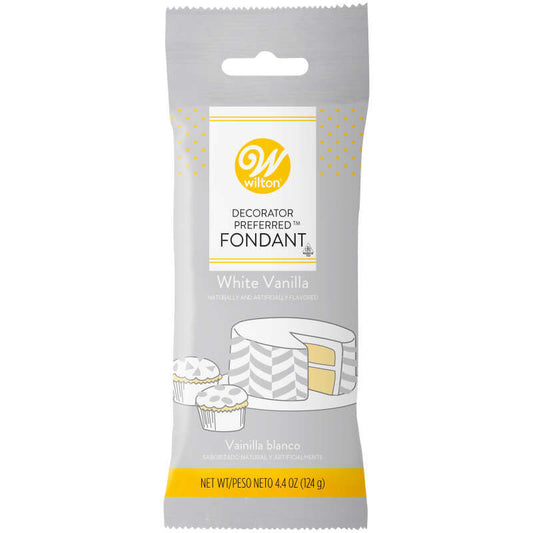 Decorador preferido fondant blanco, 4.4 oz. 