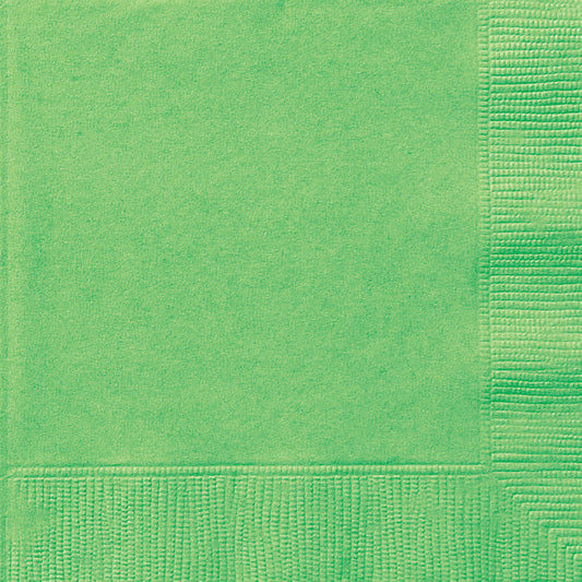 Lime Green Solid Luncheon Napkins, 20ct