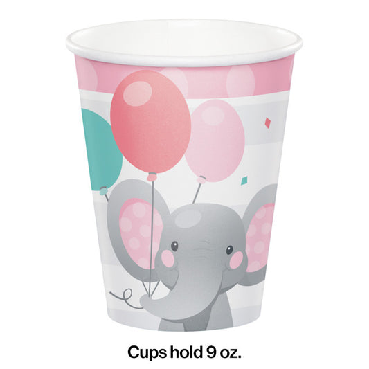 Tazas Estampadas Elefante Encantado Rosa