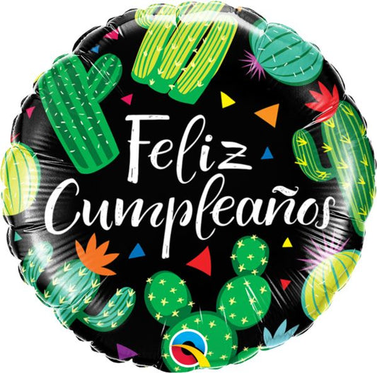 Globo Cactus Cumpleanos 18"