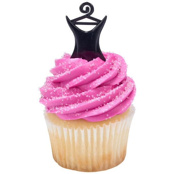 Black Spoon Bodice DecoPics Cake Decoration