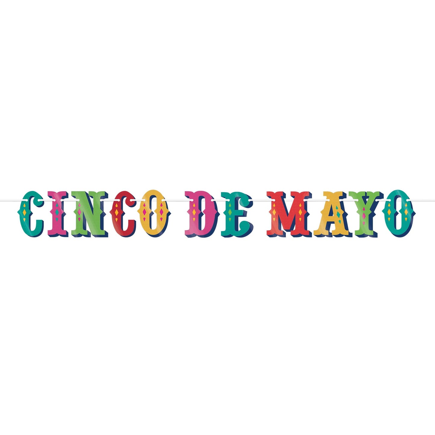 Cinco De Mayo Letter Banner