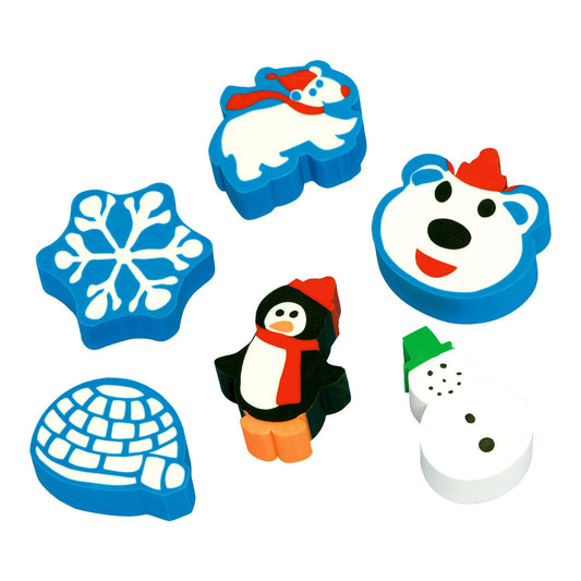 Winter Fun Erasers