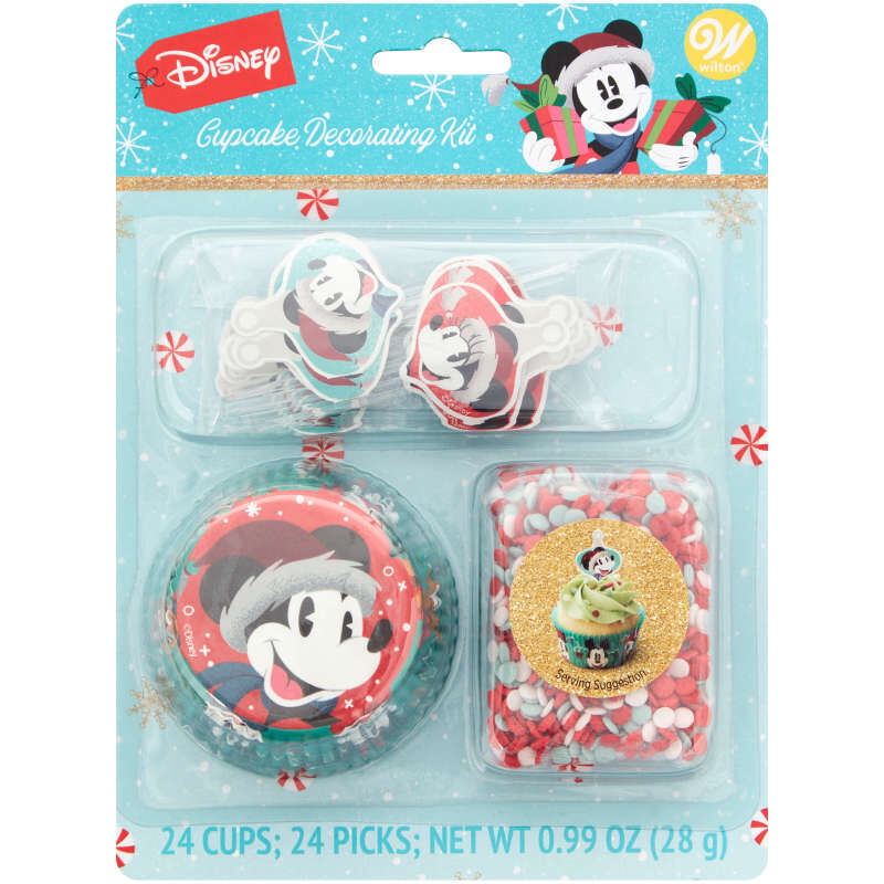 Kit de decoración de cupcakes de Mickey Mouse 