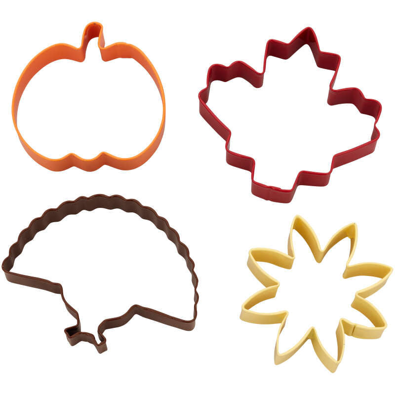 Autumn Cookie Cutters, 4pc Set