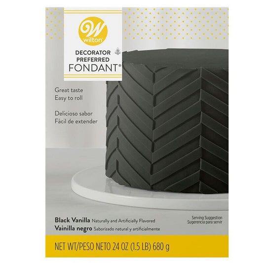 Black Decorator Preferred Fondant Icing, 24 oz.