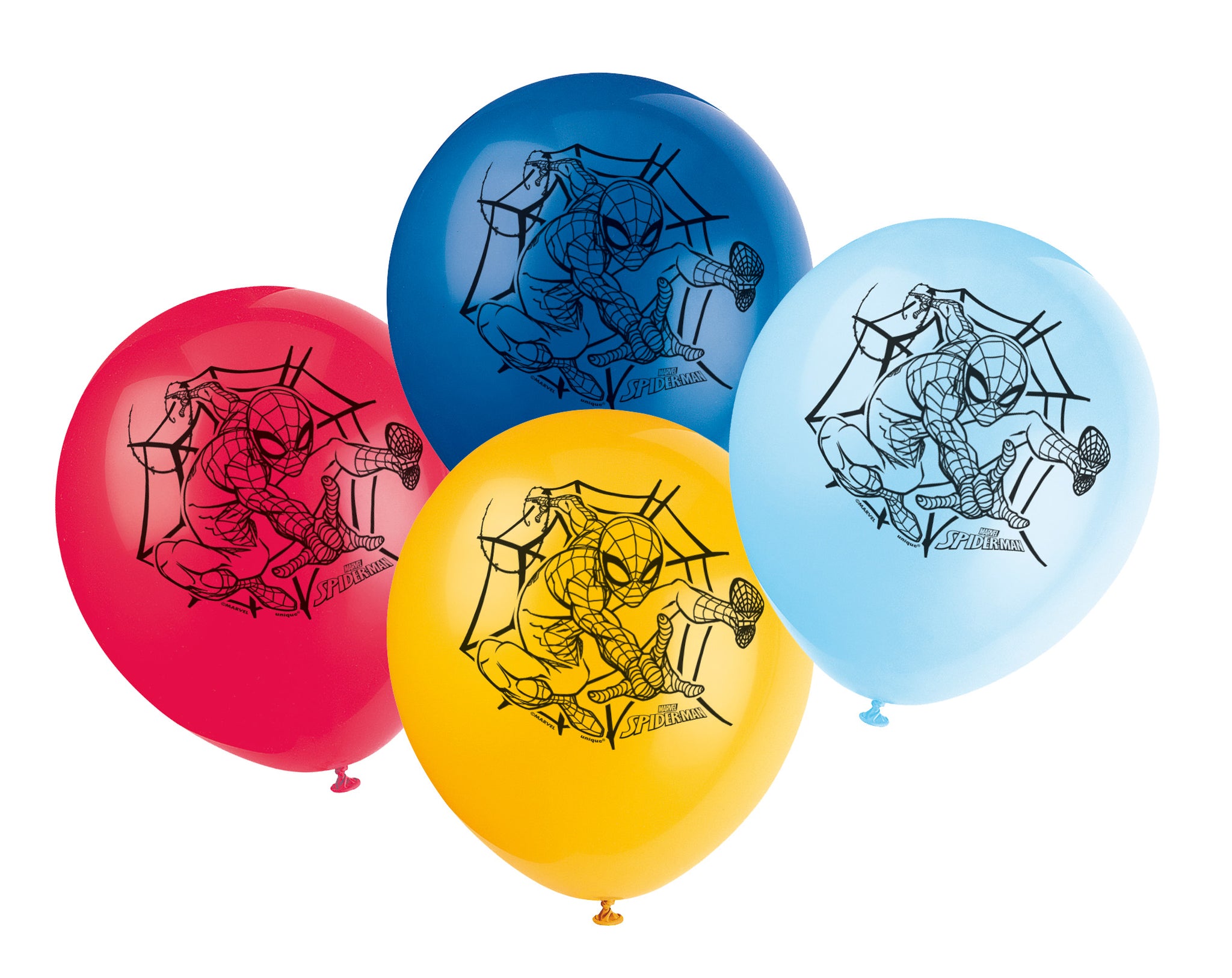 Spider-Man 12 Latex Balloons, 8ct – A Birthday Place