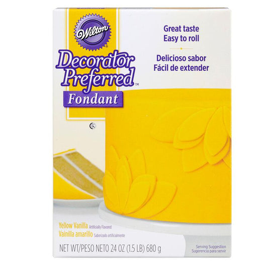 Decorador preferido fondant amarillo, 24 oz 