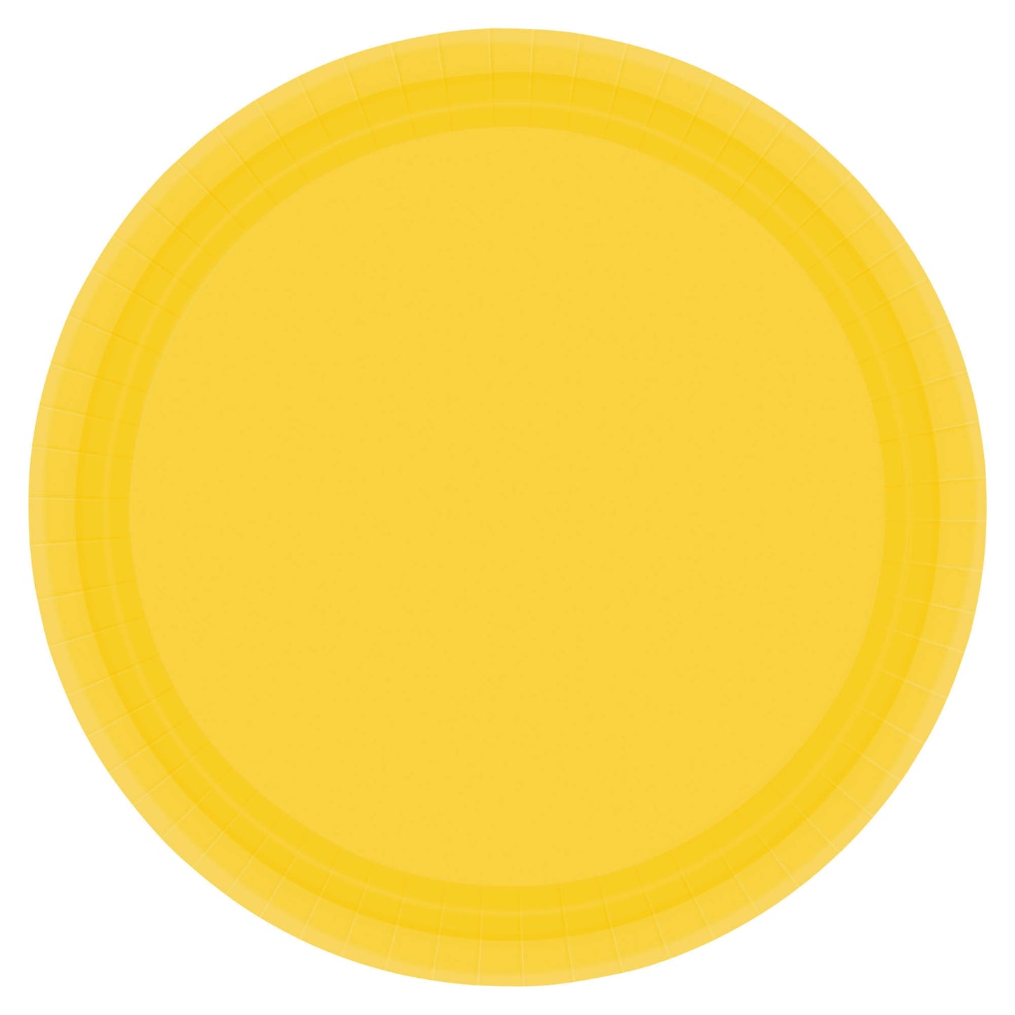 Yellow Sunshine Paper Plates, 9"