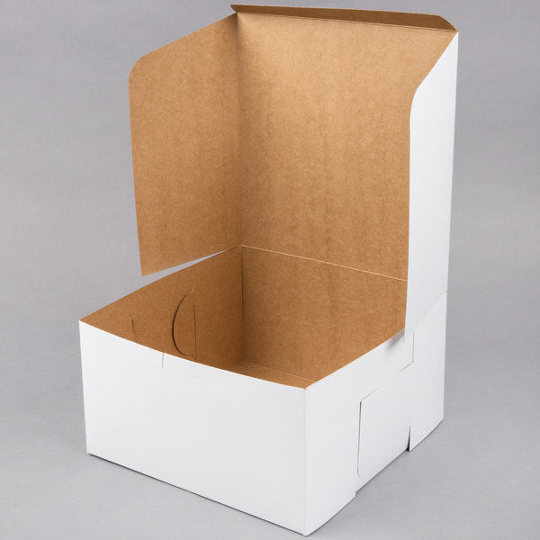 10" x 10" x 5" White Cake Box / Bakery Box