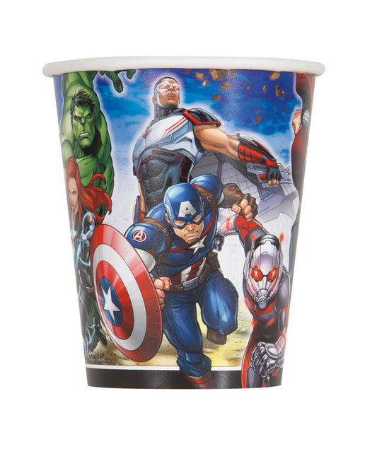 8 Taza Vengadores 9 oz