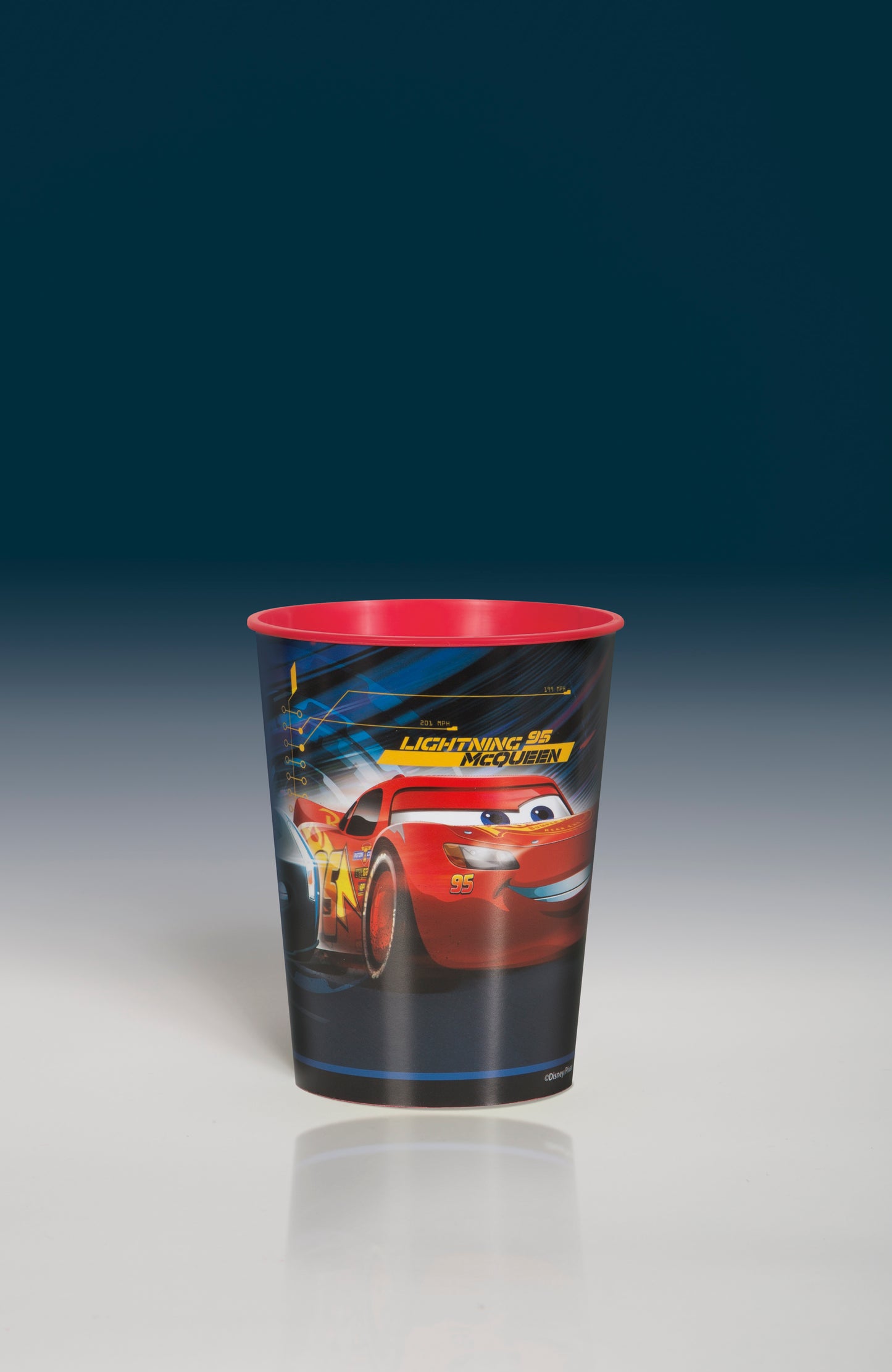 Disney Cars 3 Movie Vaso de plástico tipo estadio, 16 oz, 1 unidad