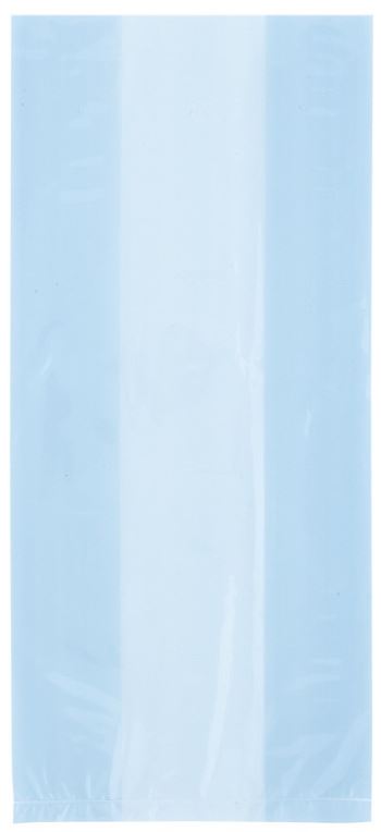 Baby Blue Cellophane Bags, 30ct