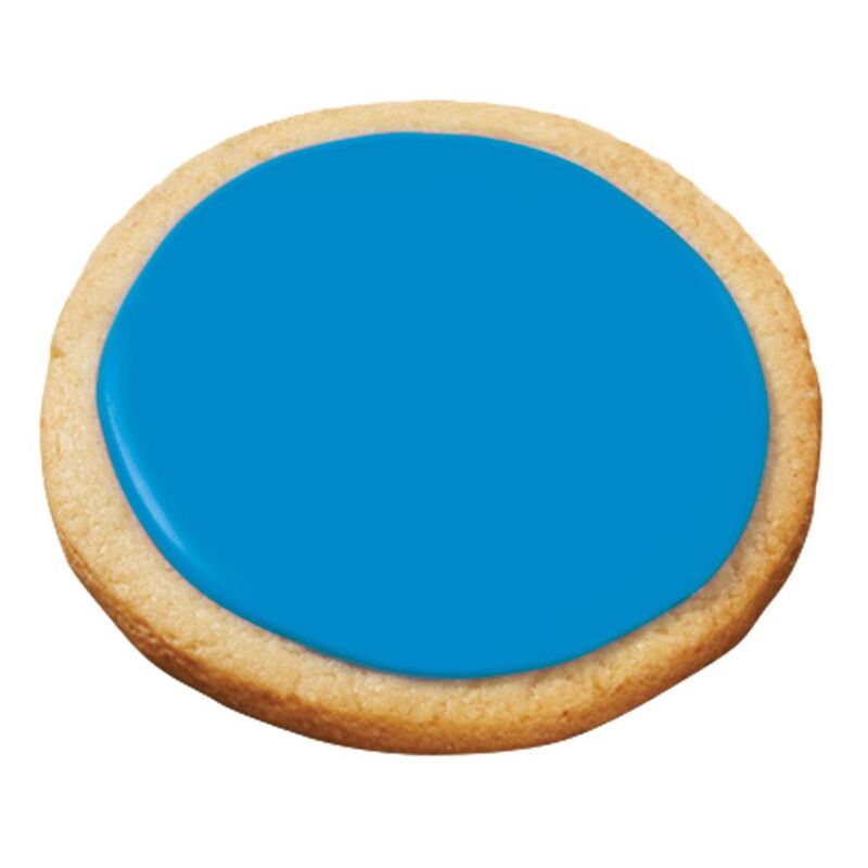 Glaseado de galleta azul