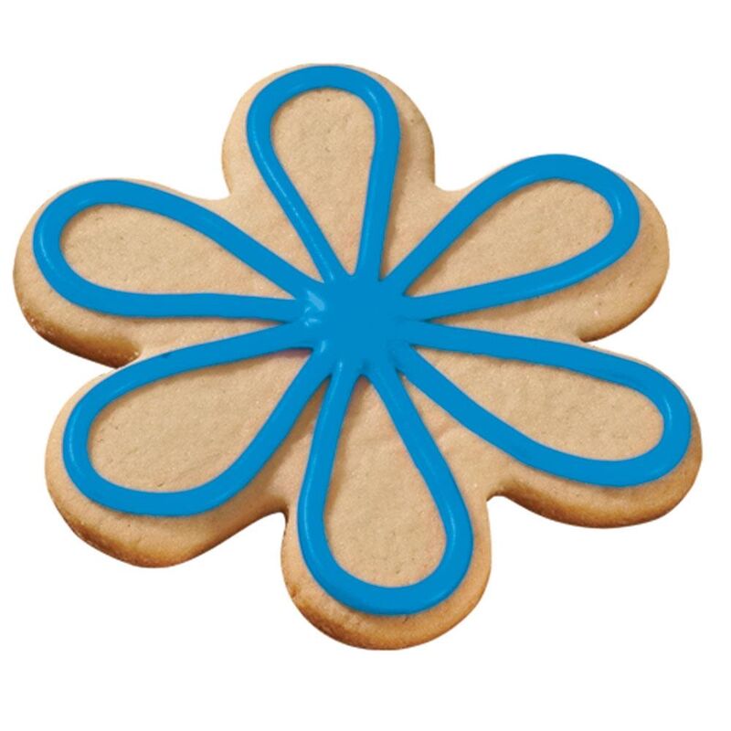 Glaseado de galleta azul