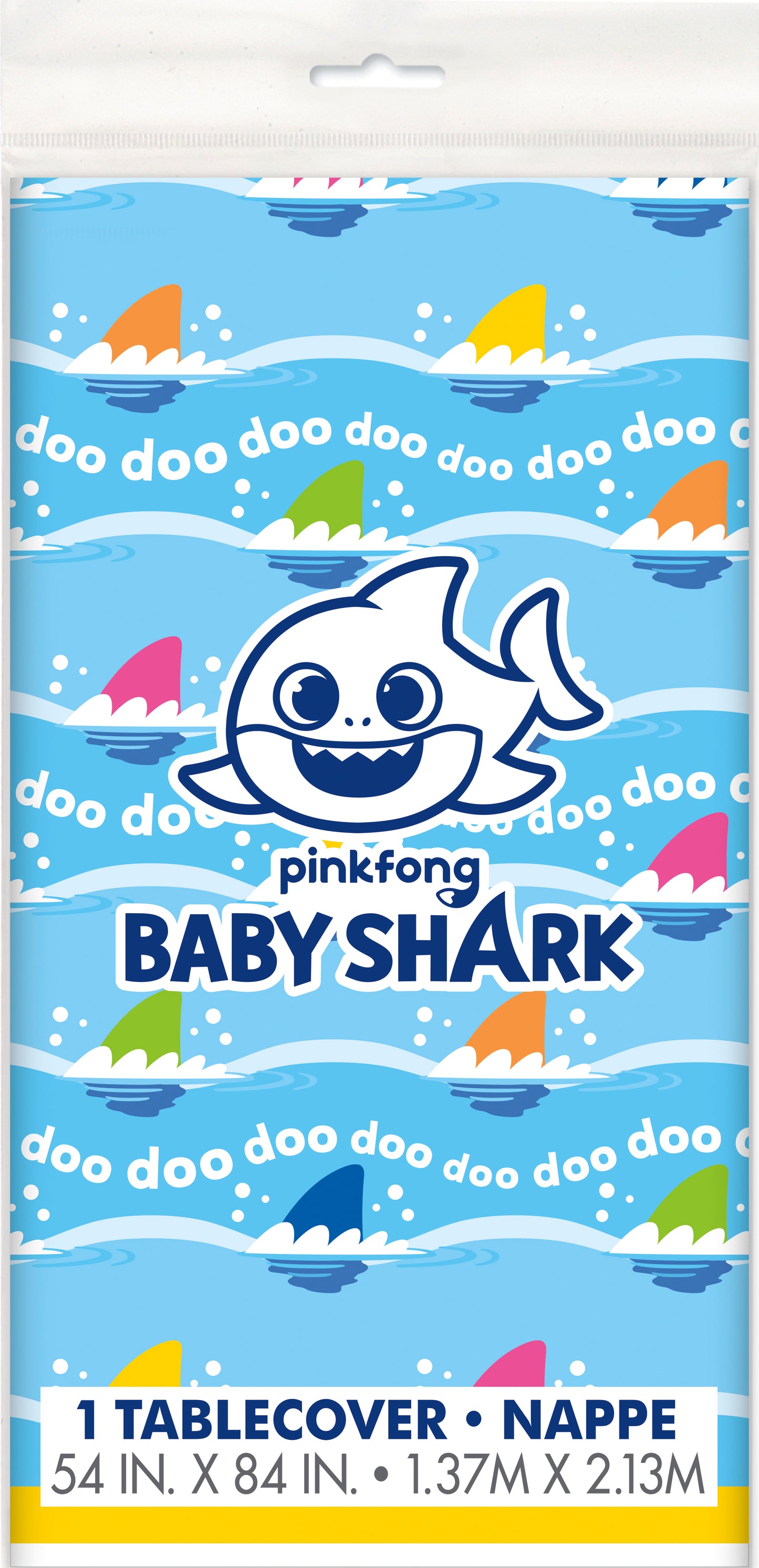 Mantel Plastico Baby Shark 54X84