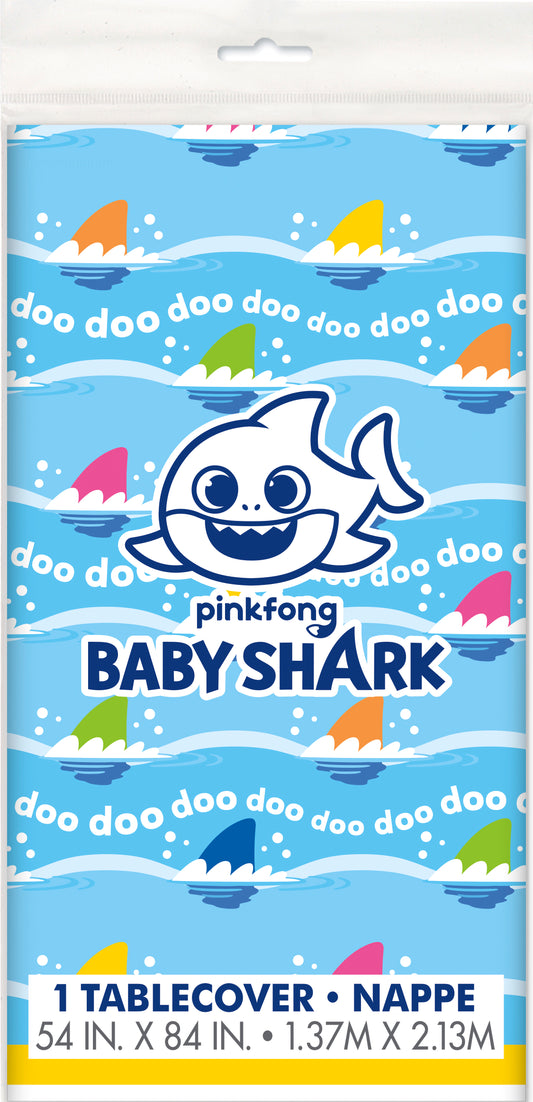 Mantel Plastico Baby Shark 54X84