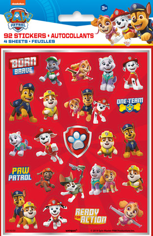 Paw Patrol Big Pup Trucks Restickable Puffy Stickers