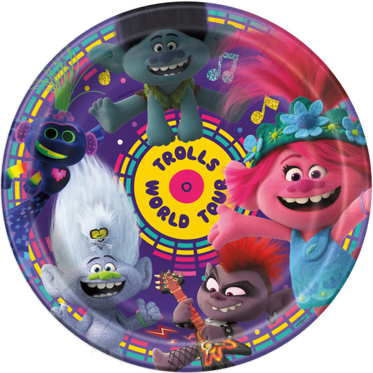 8 Trolls World Tour Placa de 9"